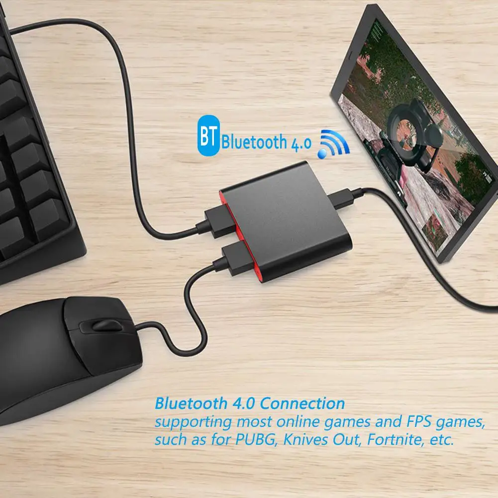 Ipega PG-9116 мини bluetooth-клавиатура Мышь конвертер адаптер для PUBG мобильной игры пульт