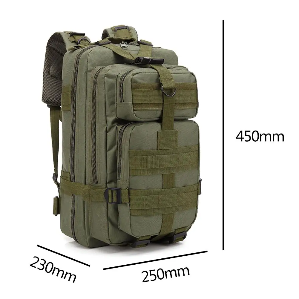Men's 25L Backpack Sports Military Bags Outdoor Military Tactical Pocket Multifunctional Waterproof Hiking Camping Backpack