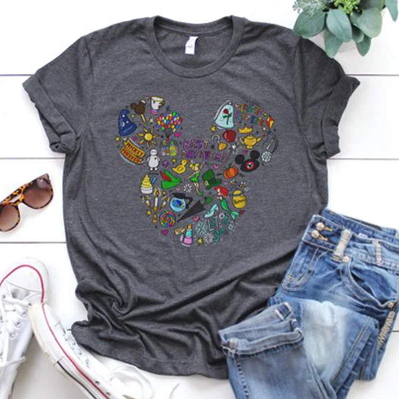 Модная футболка благородная рубашка самое счастливое место на Рождество женские