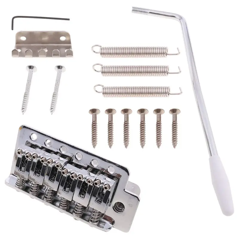 1 компл. 6 струн плоское седло один тремоло мост системы для