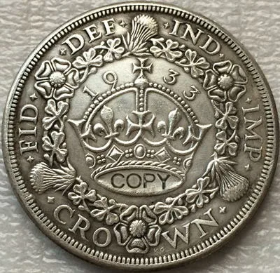 Копия UK COIN 1930-1934 с разными датами и 5 монетами | Дом сад