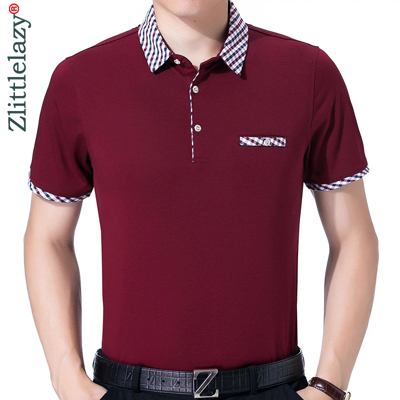 

2022 Brand New Casual Summer Fitness Short Sleeve Polo Shirt Men Poloshirt Jersey Solid Mens Polos Tee Shirts Dress Fashions 004