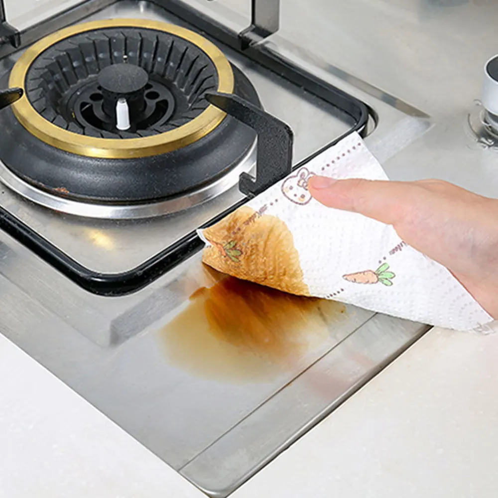 1 рулон одноразовая салфетка для очистки кухонной бумаги полотенце мытья посуды