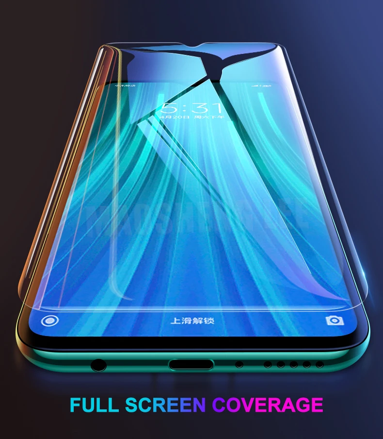 2 шт./партия закаленное стекло для Xiaomi Redmi Note 8 Pro защита экрана 9H анти-Blu-Ray стекло для Redmi Note 8 защитная пленка