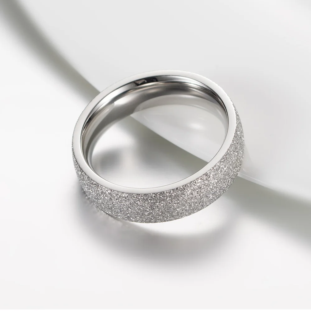 2018 простое титановое кольцо для женщин и мужчин 5 цветов матовое Arc цветное