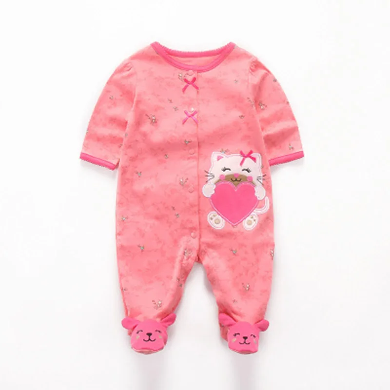 Одежда для новорожденных Зимние Комбинезоны детей осенняя одежда маленьких