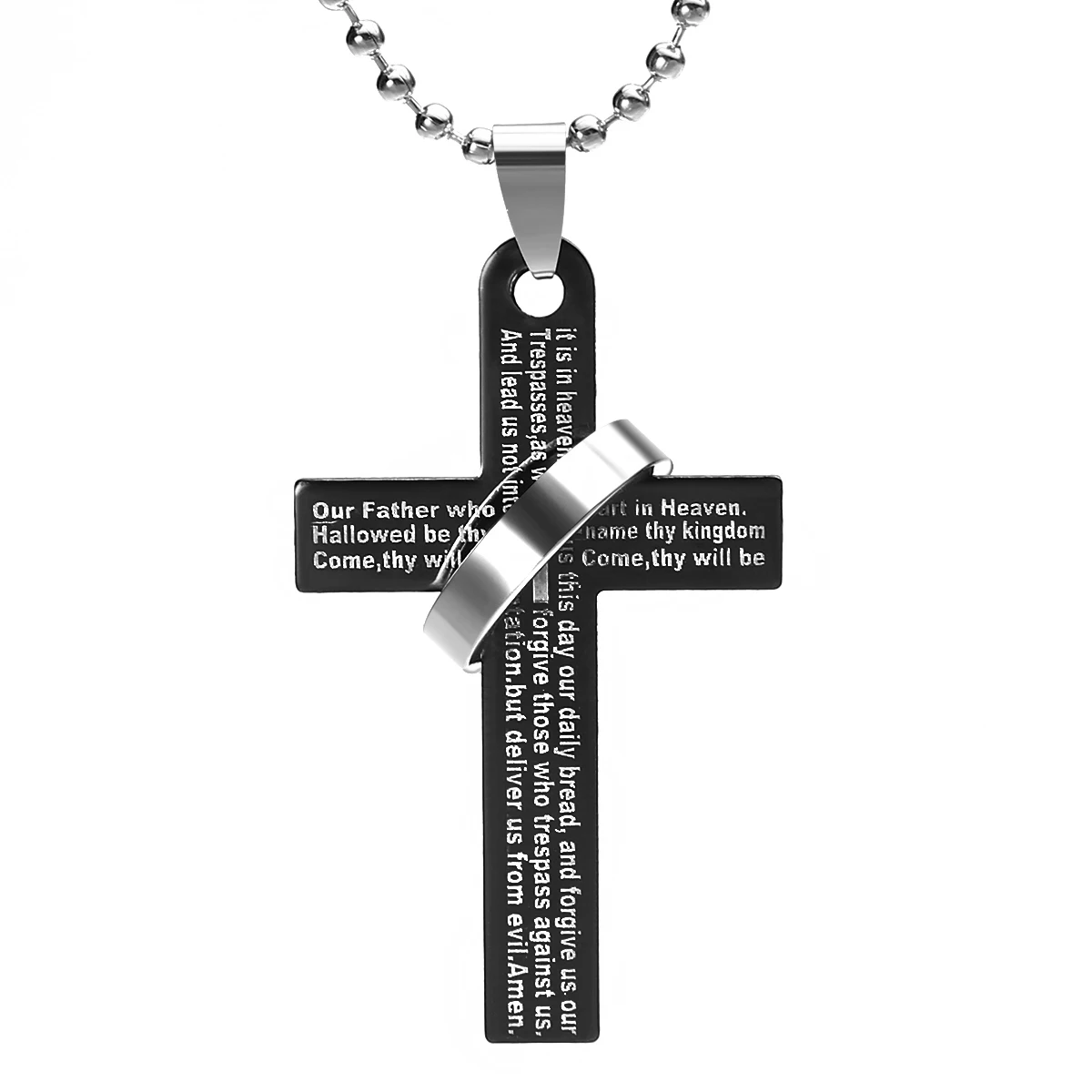 Женское и мужское ожерелье из нержавеющей стали|cross pendant necklace|chain necklacemen chain necklace |