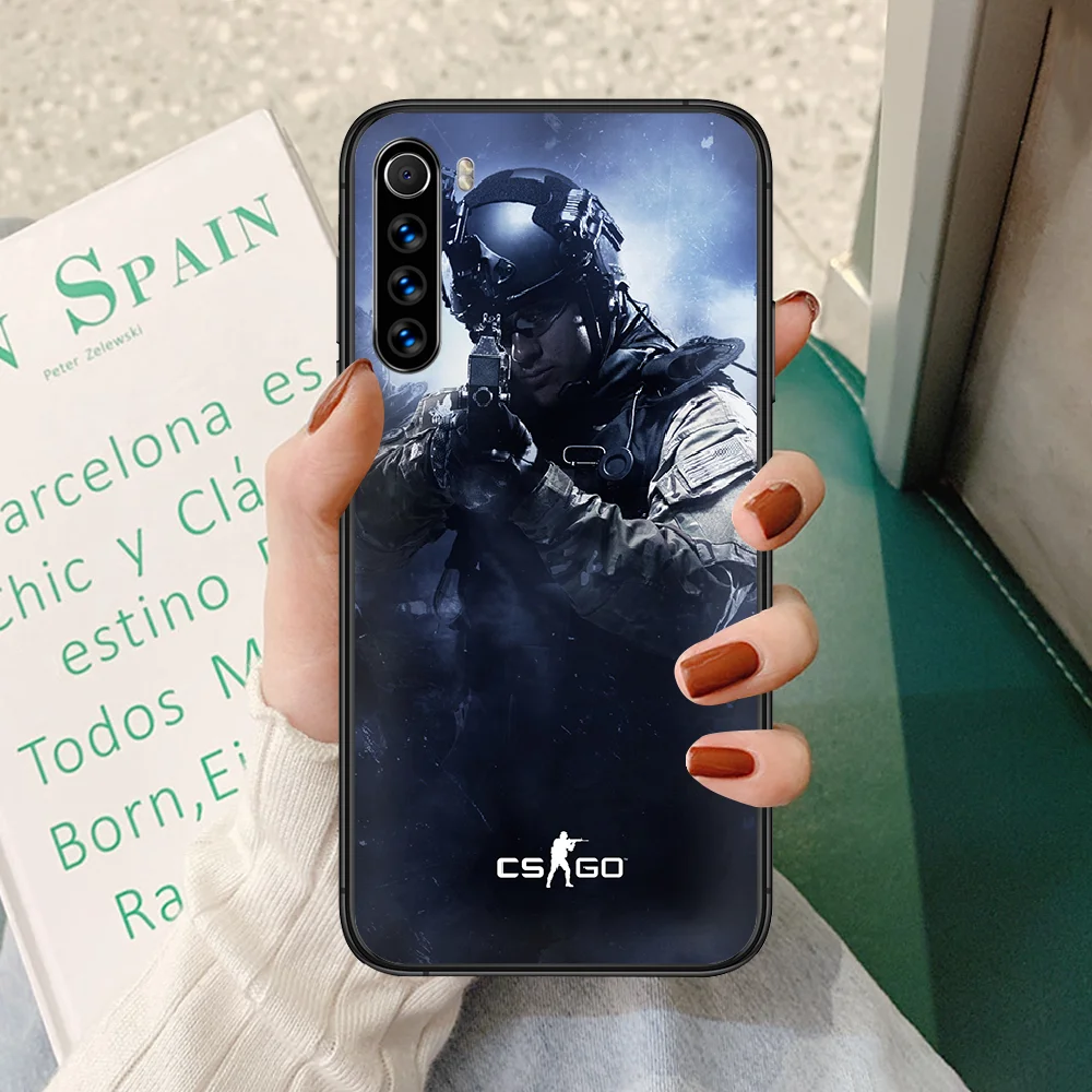 

CS GO NAVI logo Phone case For Xiaomi Redmi Note 4A 4X 5 6 6A 7 7A 8 8A 4 5 5A 8T Plus Pro black cover soft waterproof pretty