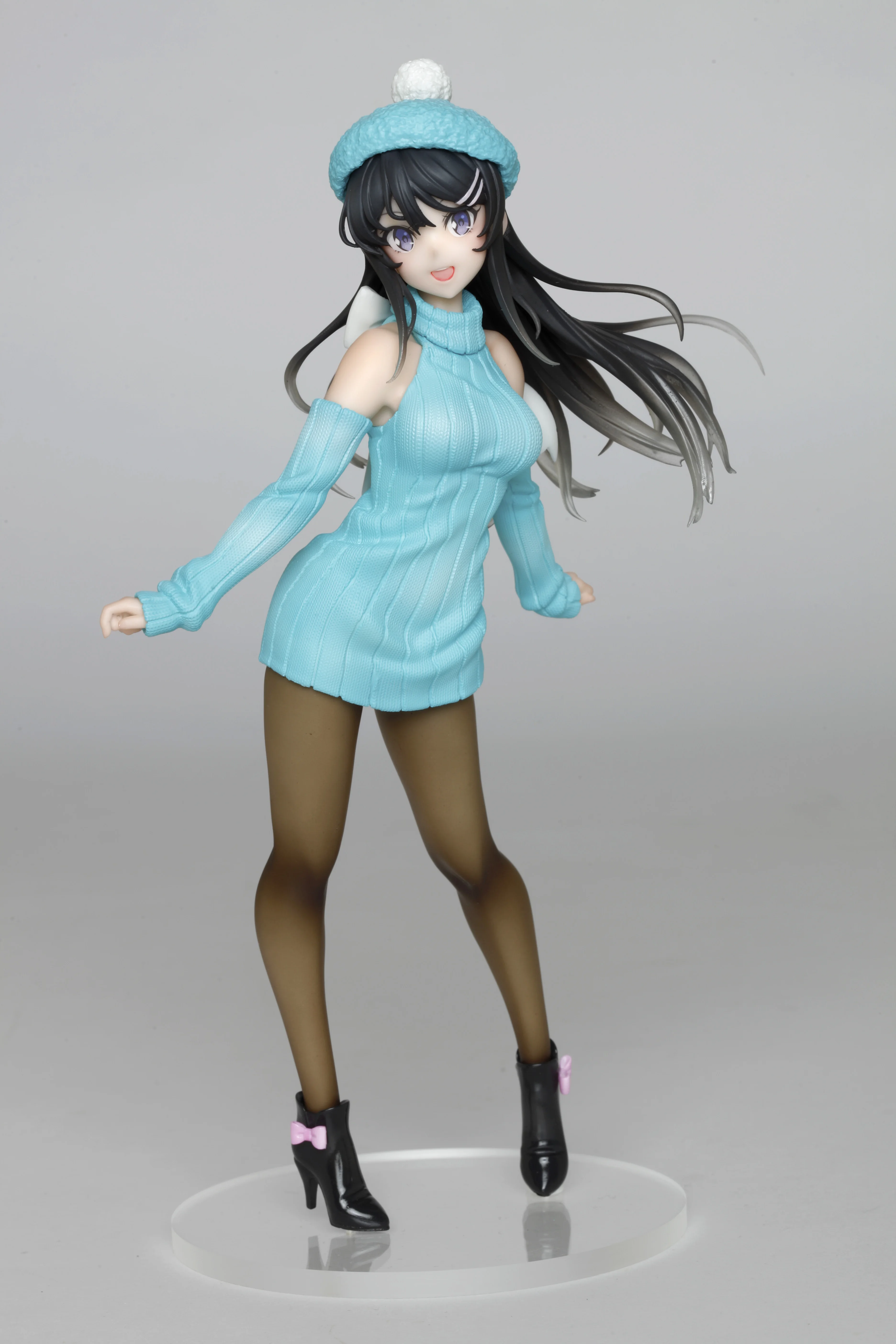 

2021 20cm Original Anime Aobuta Sakurajima Mai Knit Dress Ver Mai Senpai PVC Action Figure Model Doll Toys