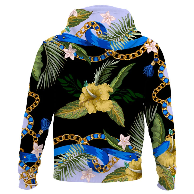 

2021 New Flower Printed Hoodies Men 3D Hoodies Brand Sweatshirts Fashion hot Tracksuits men's clothing pullover Luxurious Tops