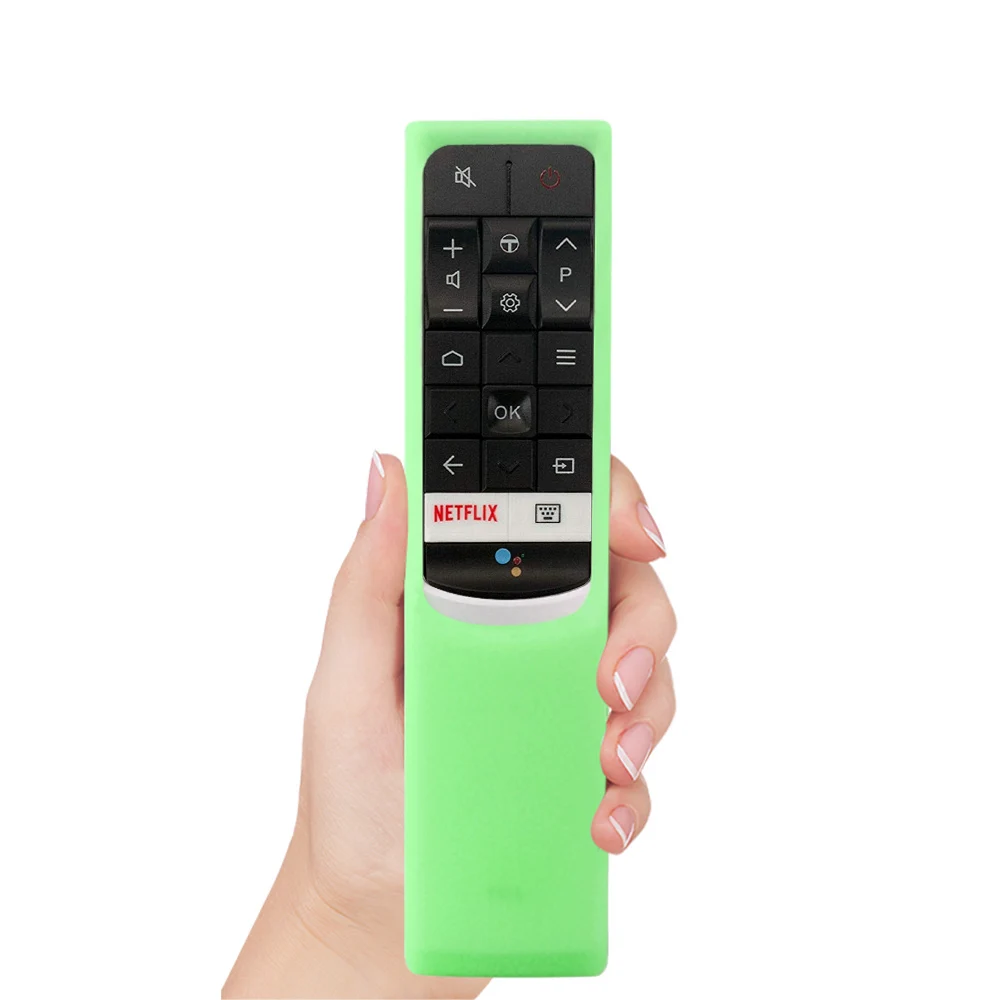 Силиконовый защитный чехол SIKAI для TCL RC602S голосовой поиск пульт дистанционного управления Пылезащитный держатель для пульта дистанционного управления