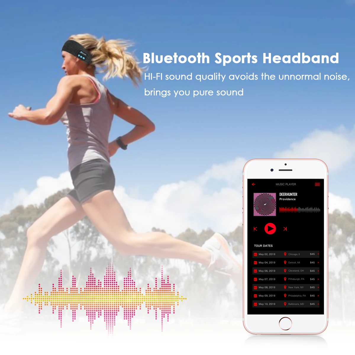 Беспроводная Bluetooth-гарнитура Bluetooth 5 0 тонкая мягкая эластичная Удобная