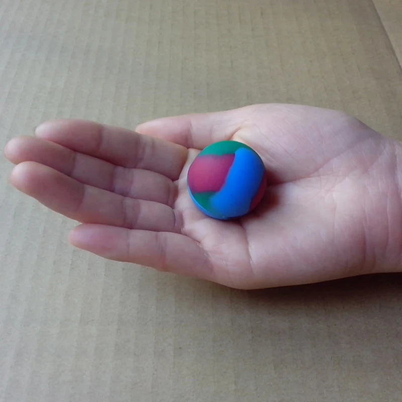 100 шт. сферическая силиконовая коробка круглая форма силиконовый контейнер для