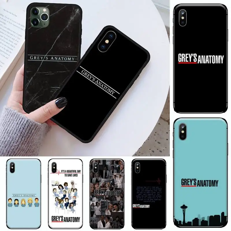 

Grey's anatomy Phone Case for iPhone 11 12 mini pro XS MAX 8 7 6 6S Plus X 5S SE 2020 XR