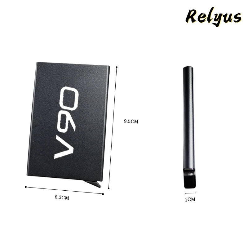 Держатель для кредитных карт с защитой от кражи мужчин и женщин тонкие