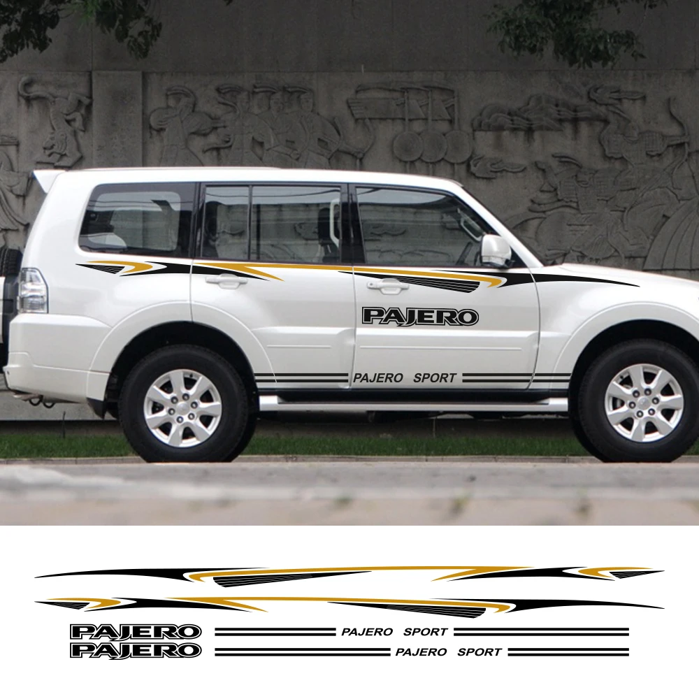 2 шт. виниловые наклейки для Mitsubishi Pajero|Наклейки на автомобиль| |