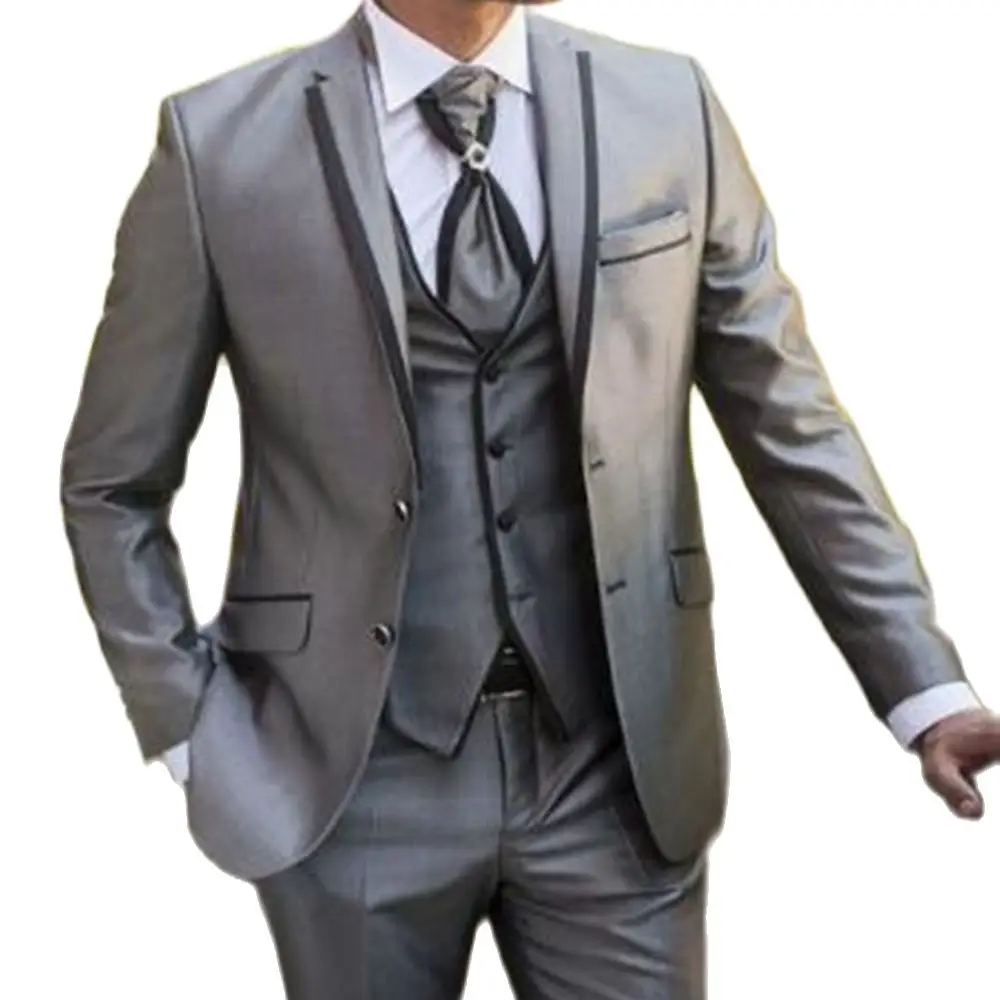 

Костюм мужской свадебный из блейзера, брюк, жакета, жилета и галстука