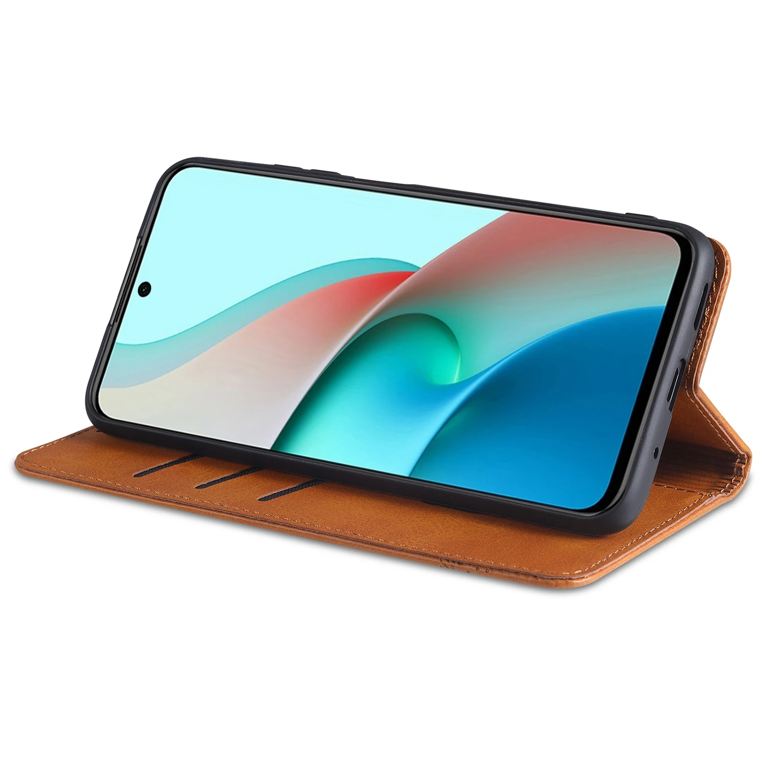Deluxe magnetic adsorption leather case for Xiaomi Redmi Note 10s 10 9 11 Pro Max 9T 4G 10T 5G flip cover protective fundas | Мобильные