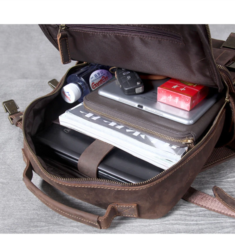 Рисунок 6 - Мужской винтажный рюкзак из натуральной кожи