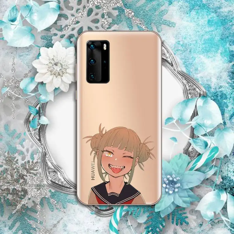 

Himiko Toga My hero academia Phone Case Transparent for Huawei P honor 8 10i 20 30 40 smart 2019