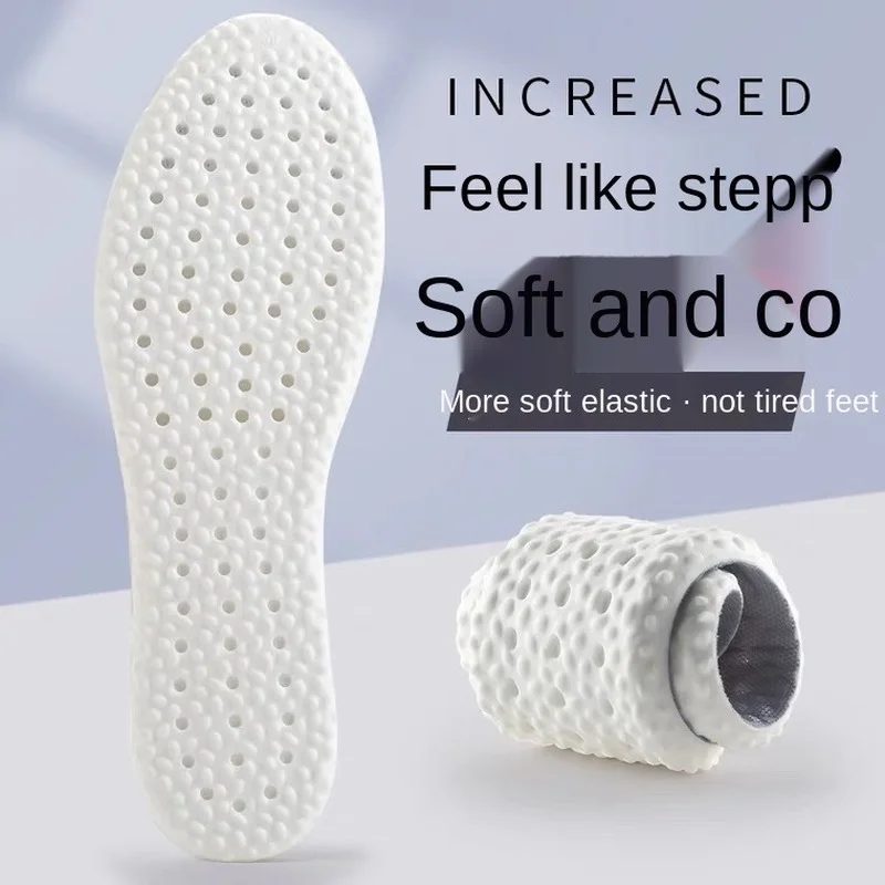 

Foot feeling insoles men's super soft PU sports sweat-absorbent, deodorant, shock-absorbing and pain-proof soft summer
