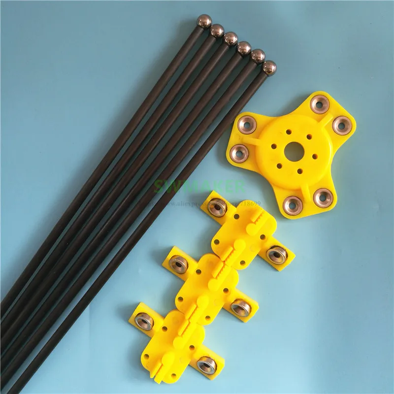 Reprap стержни коссель XL Пластик Магнитный эффекторных + каретки 300 мм углеродная