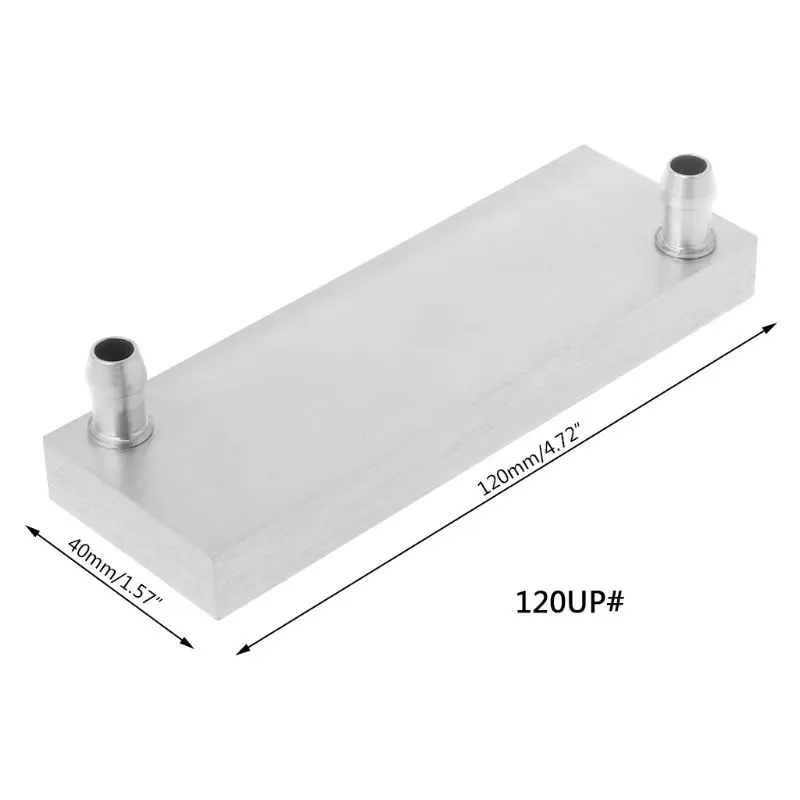 40x120mm up Основной Алюминий водяного охлаждения воды кулер блока теплоотвод Системы 40/80/120/160/180/200/240 мм для портативных ПК Процессор - Blade Color: 40x120mm up