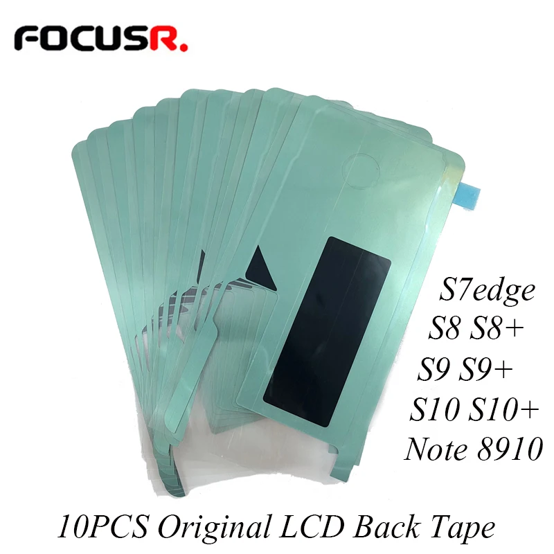 Оригинальный ЖК экран лента на задней стороне наклейки клея для Samsung S7edge S8 + S9 S10 Note