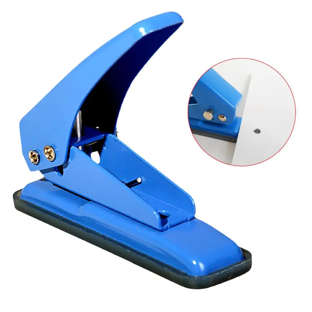 

Dropshipping stationery supplies 1/2Pcs Hole Puncher 20-sheet Punch Capacity Manual Antiskid Base Craft Hand Tool
