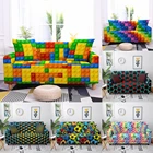 Чехлы 3D для дивана, эластичные цветные накидки на углы гостиной, защита дивана, на 1-4 места