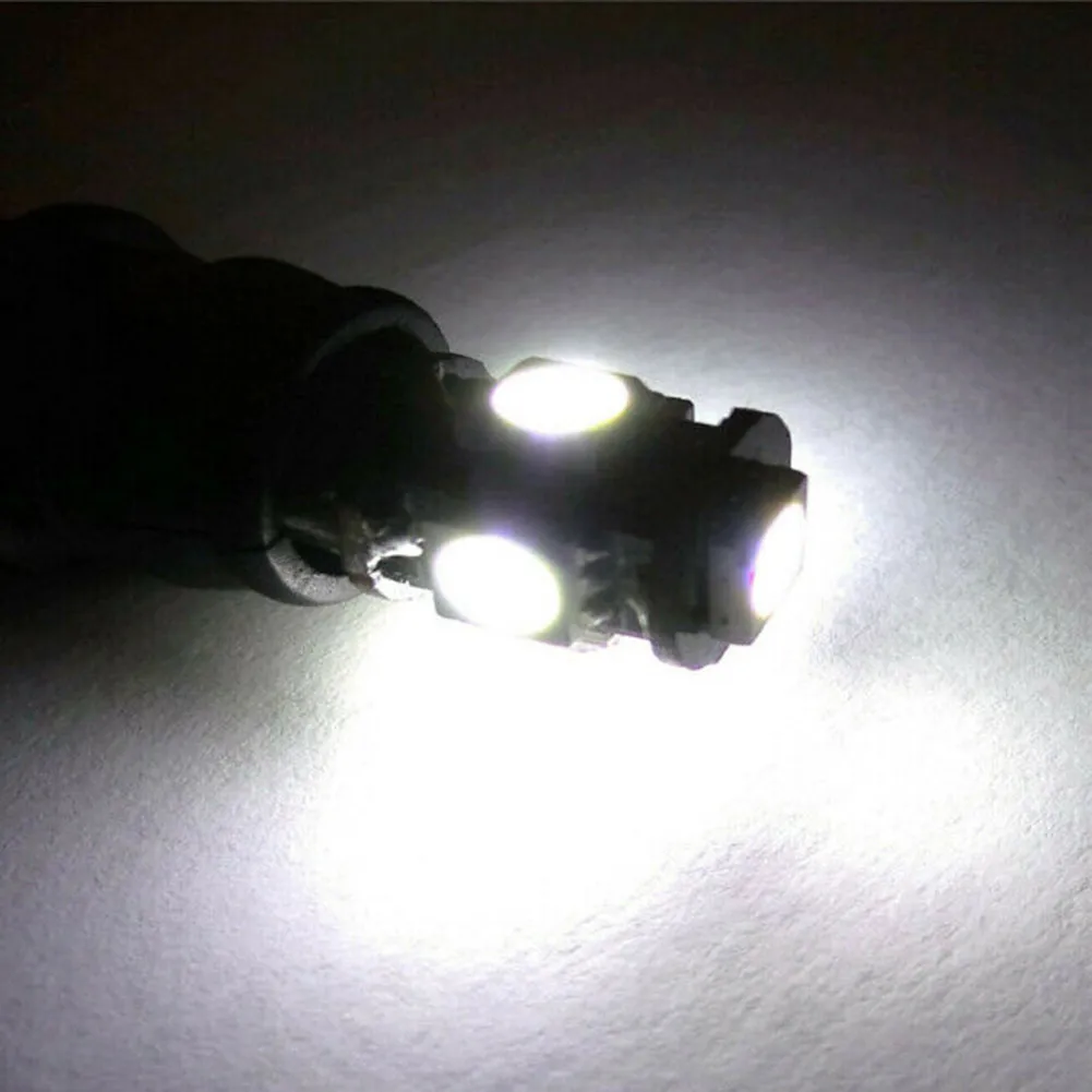 

10pcs 501 Led T10 White W5w Side Light Number Plate Interior Bulbs Car Wedge Led Number Plate Light Bulbs 12V