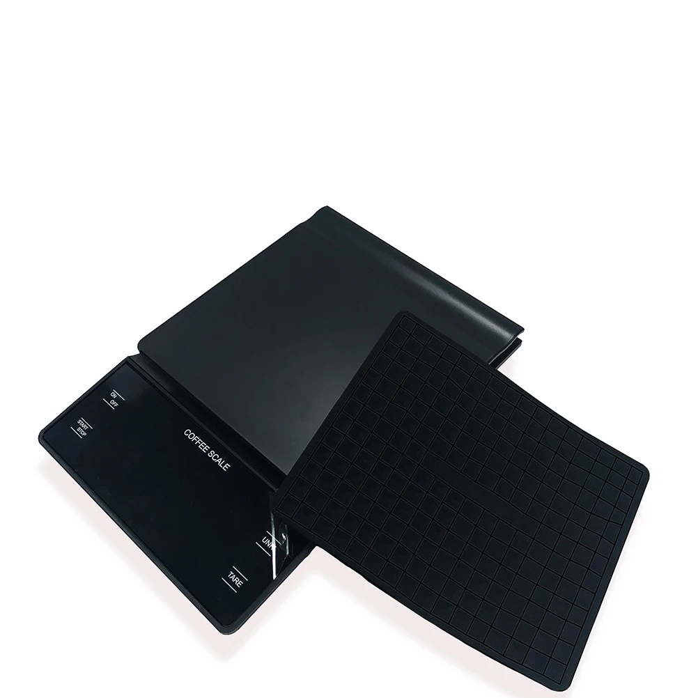 

3kg/0.1g Electronic Coffee Scale with Timer High Accuracy Digital Kitchen Scale Timer Coffee Weight Balance without Battery