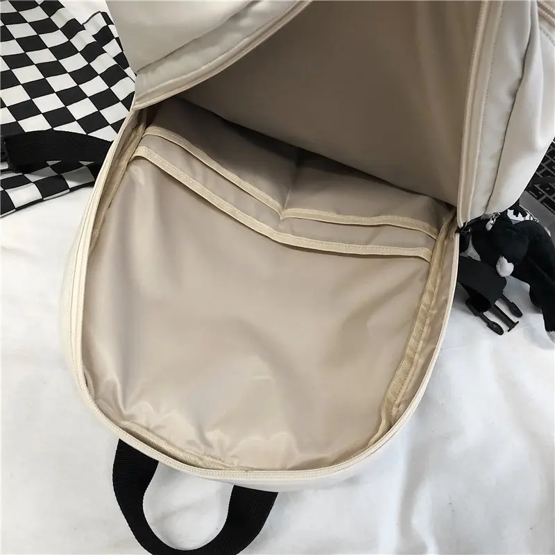 

EnoPella Women Backpack Waterproof Nylon Female Schoolbag Cute Girl Bookbag For Teenager College Laptop Travel Bag Mochila