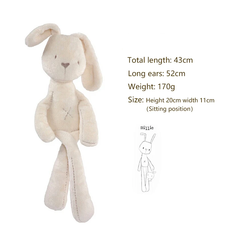 Милые куклы с кроликом детские мягкие плюшевые игрушки для детей рождественские