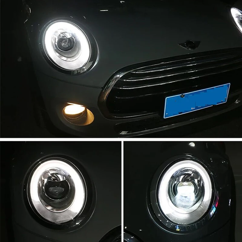 Автомобиль для 2007- Mini F56 cooper головной светильник s для F56 все светодиодный головной фонарь Angel eye светодиодный DRL передний светильник Би-светодиодный объектив динамический поворот