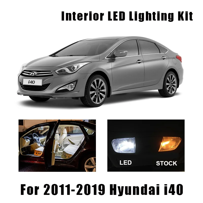 

16 шт., автомобильные аксессуары для Hyundai i40 2011-2019