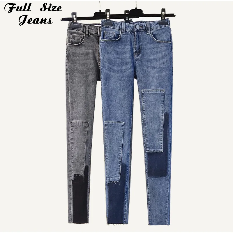 Женские джинсы карандаш со средней посадкой размеры до 4Xl|Узкие джинсы| |