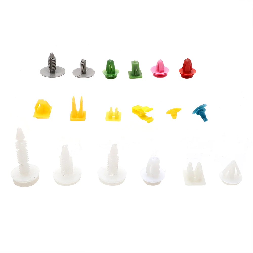 200 шт. смешанные автомобильные застежки зажимы для автомобильного бампера