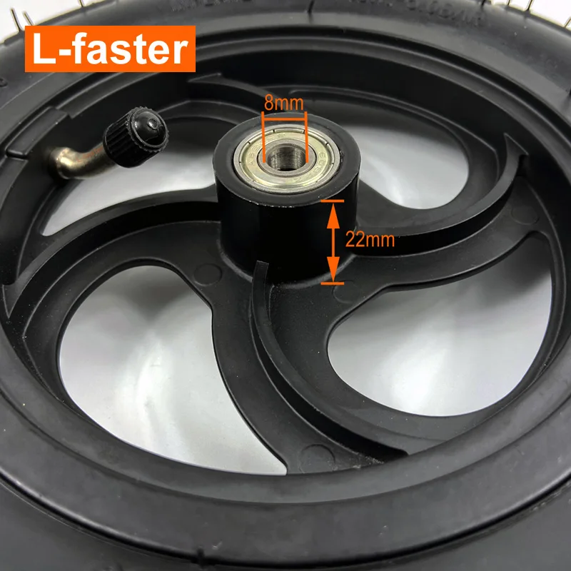 Колесо пневматическое 8 дюймов с внутренней трубкой для самоката размер колеса 8x1