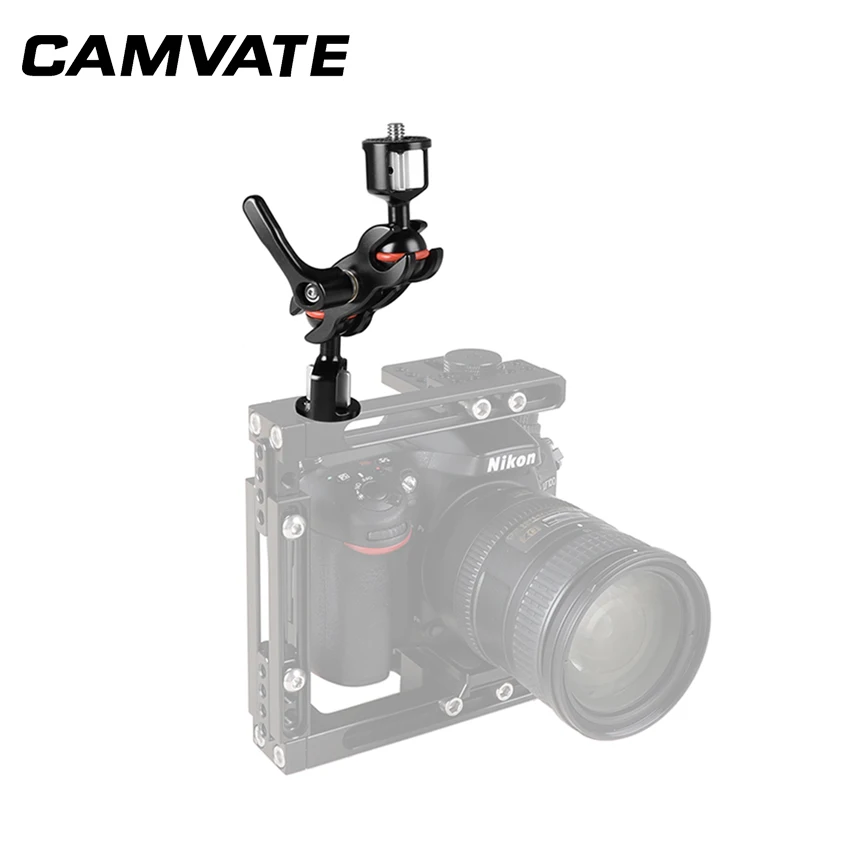 CAMVATE Артикуляционная Магия с двойным шарикоподшипником Head1/4 &quot 20 винт крепление