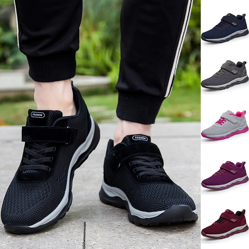 

Men Women Sneakers Breathable Running Shoes Zapatillas De Deporte Flat Non-slip Footwear Tennis Shoes for Men