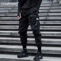 chaifenko hip hop cargo pants men fashion harajuku harem pant black streetwear joggers sweatpant multi pocket casual mens pants