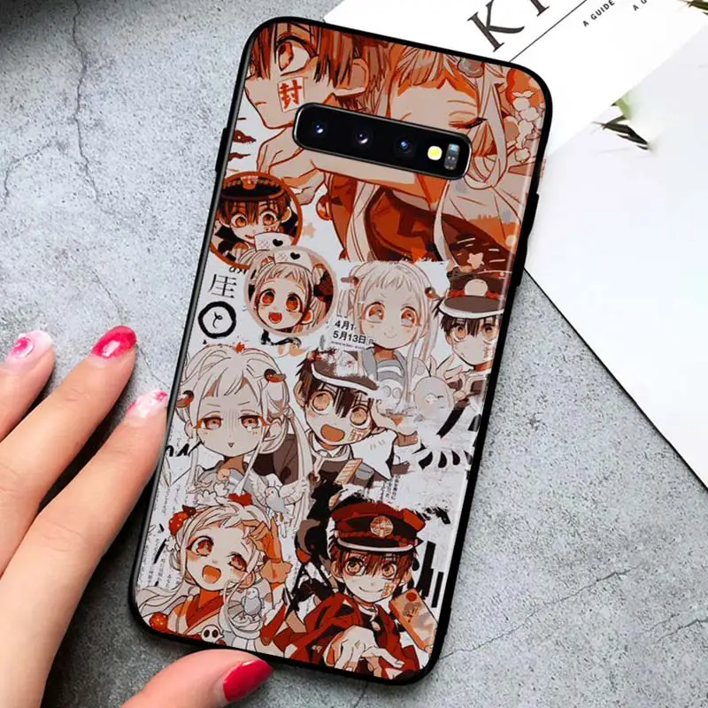 

Anime Hanako kun Yugi for Samsung Galaxy S21 Ultra Plus 5G Note 20 10 9 8 S10 S9 S8 S7 S6 Edge Plus Black Phone Case