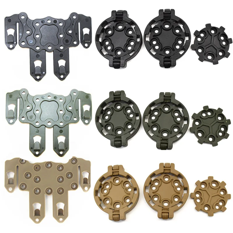 

Тактический для быстрого отсоединения, прибор для Molle пистолет кобура Платформа для Glock 17 Беретта M9 CQC Пистолет Чехол Strike-платформа-адаптер А...