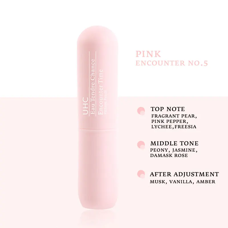 

4Pcs/Set Portable Solid Perfume Cream Fragrances Solid Balm Pen Lasting Fresh Light Fragrance Stay Long Solid Stick Body Perfume