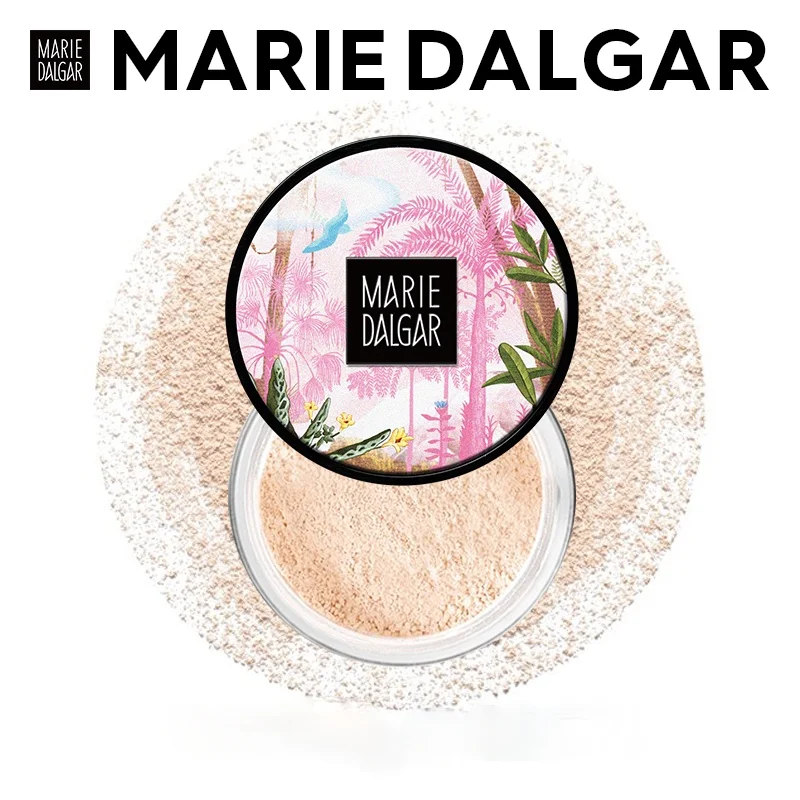 

CX MARIE DALGAR Silk Delicate Loose Power Face Powder Finishing Powder Long Lasting Oil Control Brightening Authentic
