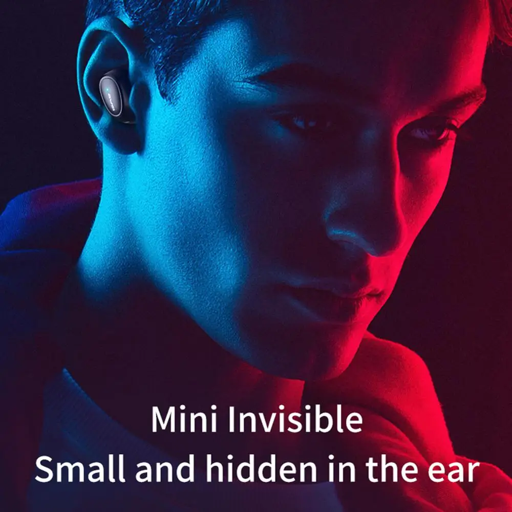 Гарнитура Bluetooth Awei T6 беспроводные TWS наушники 5 0 дюймов наушники-вкладыши для