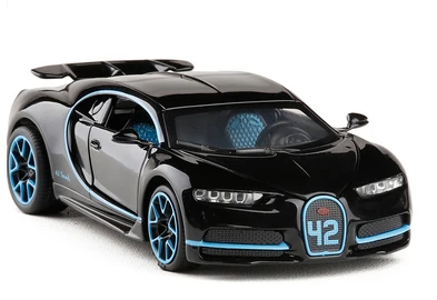 1:32 Масштаб игрушечный автомобиль Bugatti Chiron металлическая игрушка сплав автомобиль Diecasts игрушечный Транспорт модель автомобиля Миниатюрная модель автомобиля игрушки для детей
