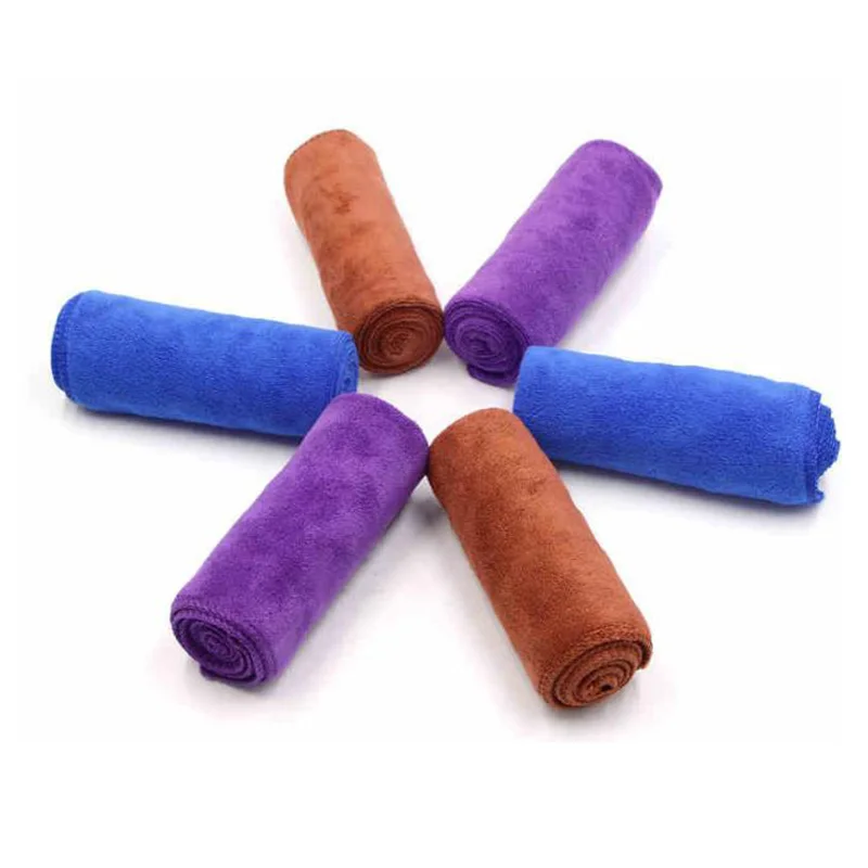 2pcs Microfibre Cleaning Auto Soft Cloth Washing Towel Duster 70*30cm hairdresser Car Home Micro fiber Towels |