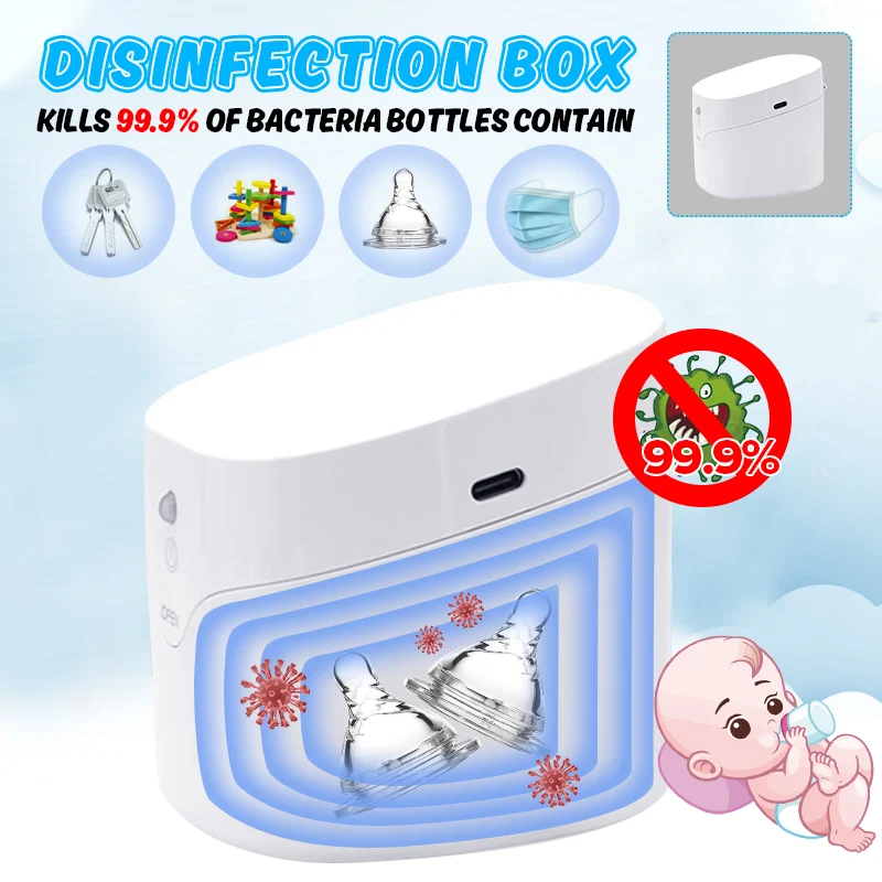 Портативный УФ стерилизатор 59s ультрафиолетовый светильник дезинфекционный